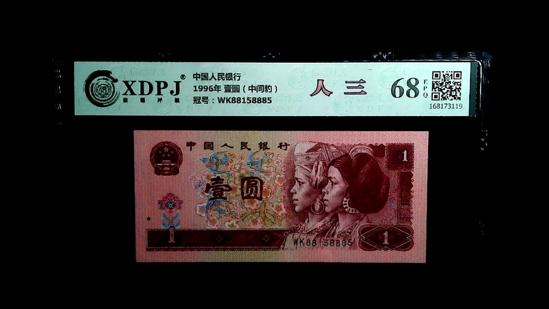 1996年 壹圆（中间豹）
