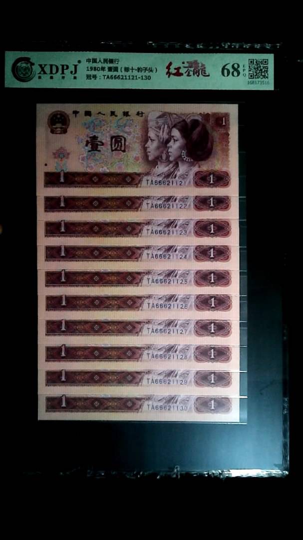 1980年 壹圆（标十▪豹子头）