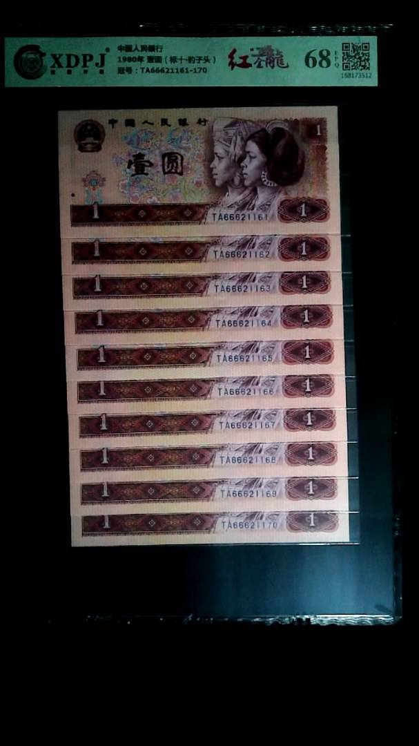 1980年 壹圆（标十▪豹子头）