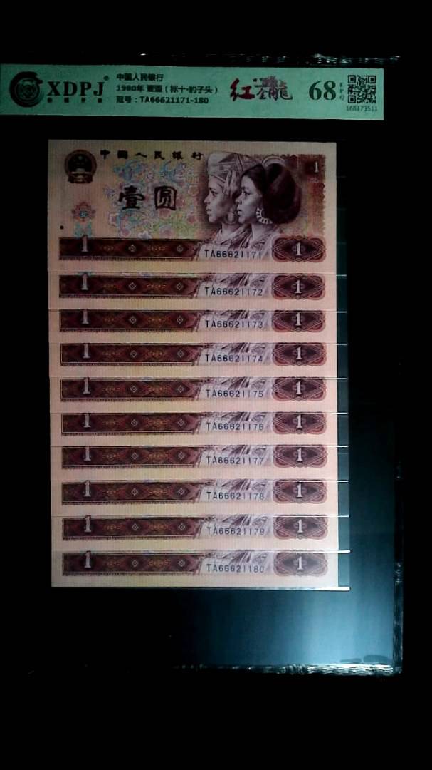 1980年 壹圆（标十▪豹子头）