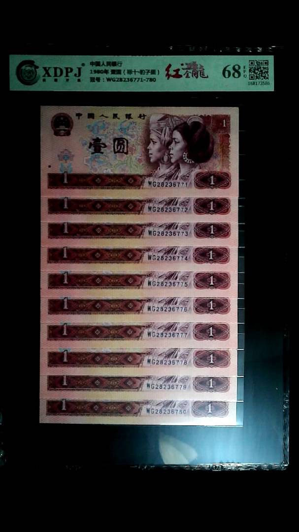 1980年 壹圆（标十▪豹子组）