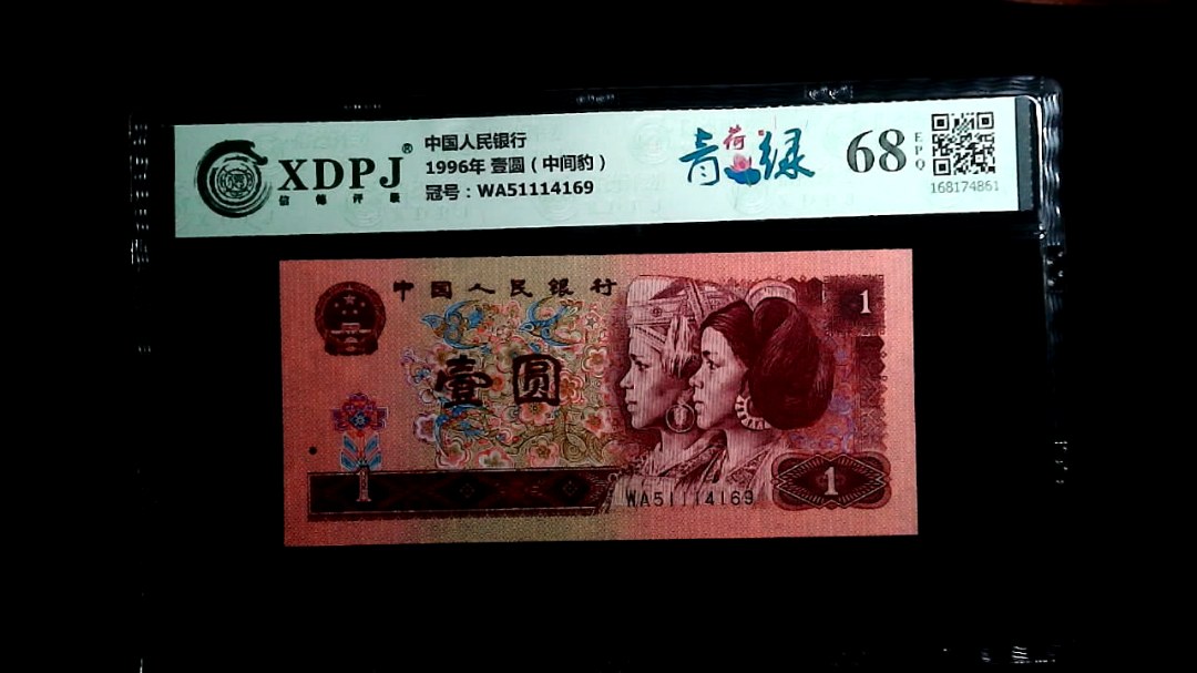 1996年 壹圆（中间豹）
