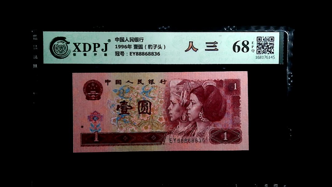 1996年 壹圆（豹子头）