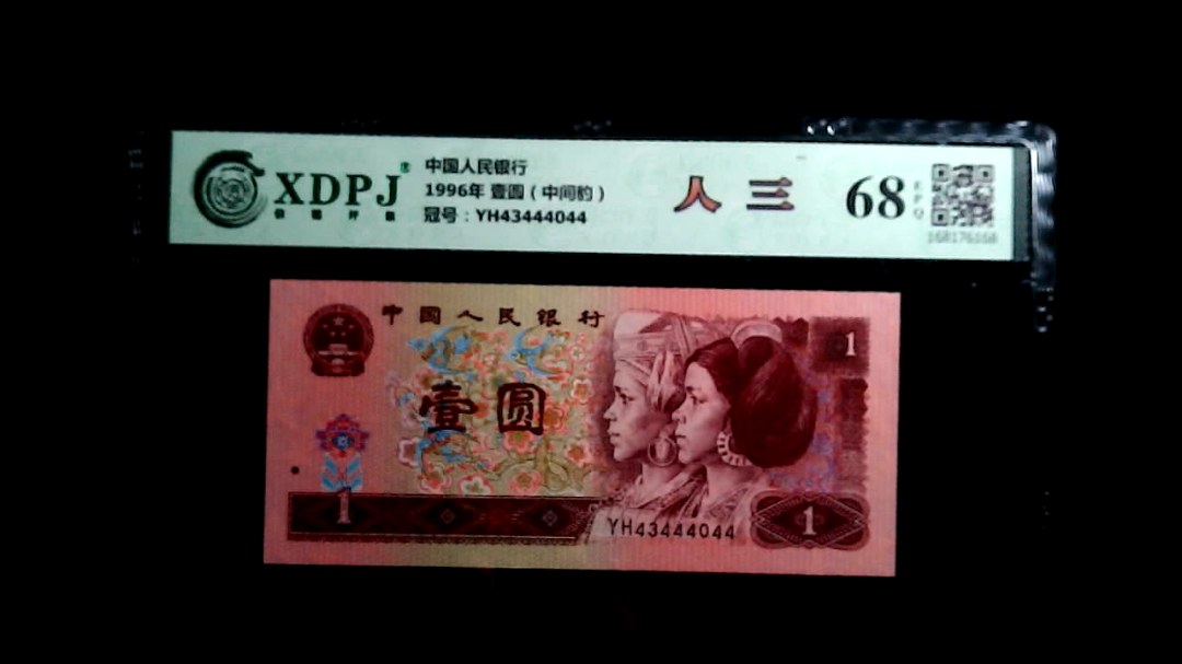 1996年 壹圆（中间豹）