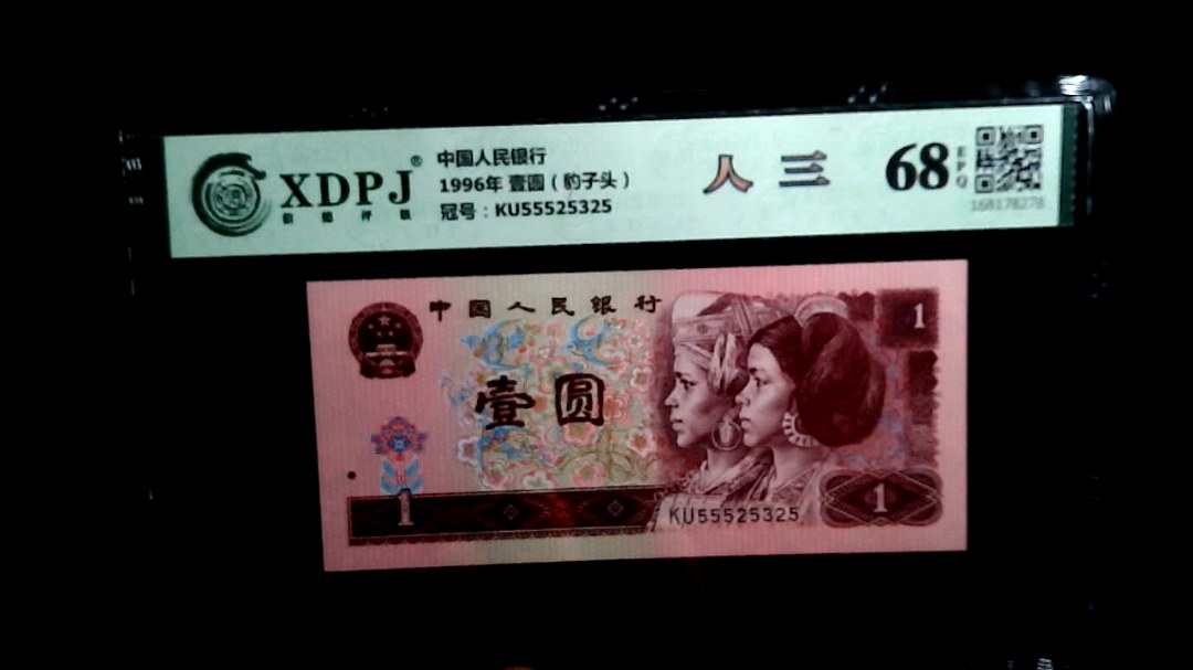 1996年 壹圆（豹子头）