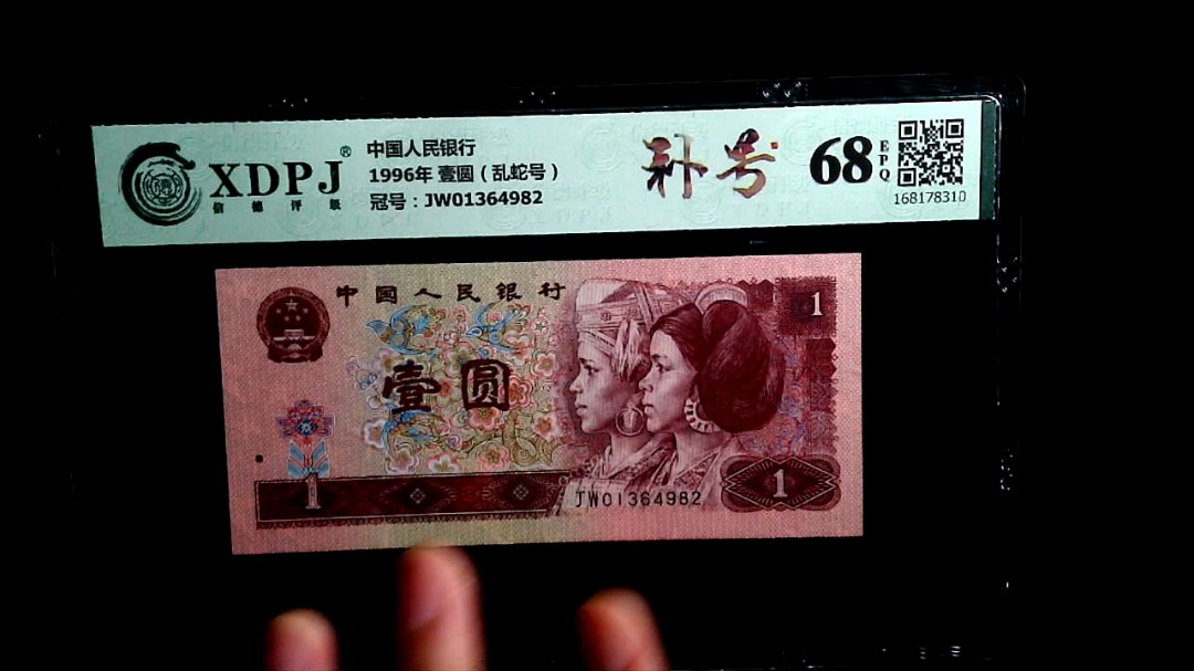 1996年 壹圆（乱蛇号）