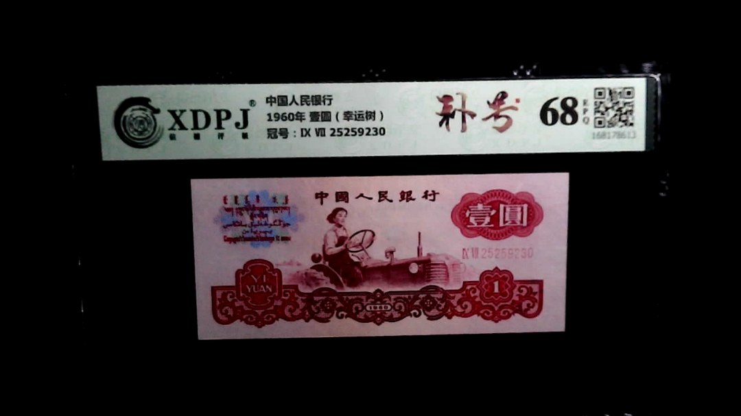 1960年 壹圆（幸运树）