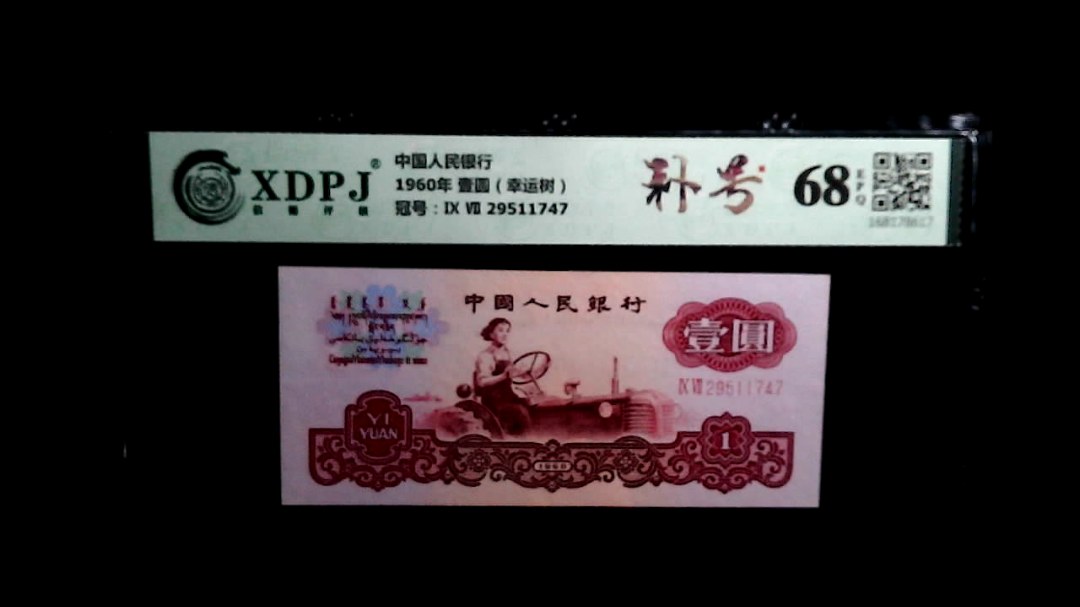 1960年 壹圆（幸运树）