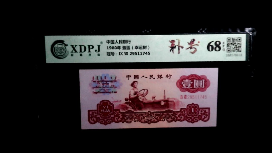 1960年 壹圆（幸运树）