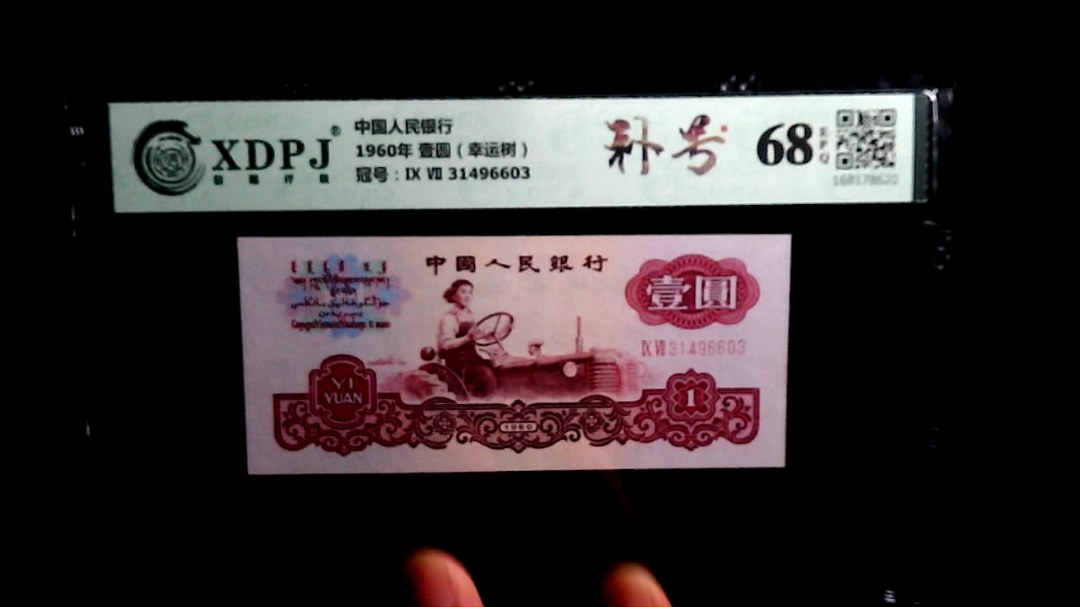 1960年 壹圆（幸运树）