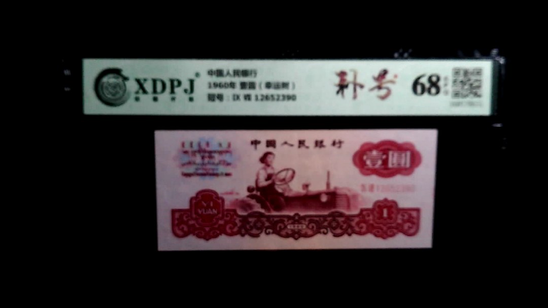 1960年 壹圆（幸运树）